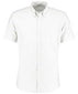 Kustom Kit Slim Fit Short Sleeve Oxford Shirt