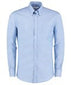 Kustom Kit Slim Fit Long Sleeve Oxford Shirt