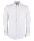 Kustom Kit Slim Fit Long Sleeve Oxford Shirt