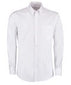 Kustom Kit Slim Fit Long Sleeve Oxford Shirt