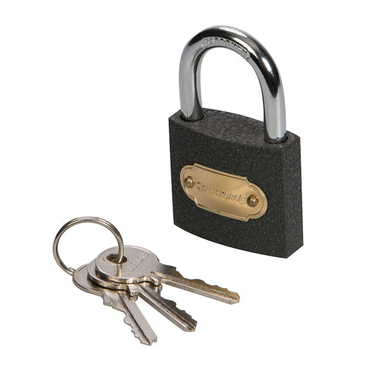 Silverline Padlock Iron C/W 3 Keys