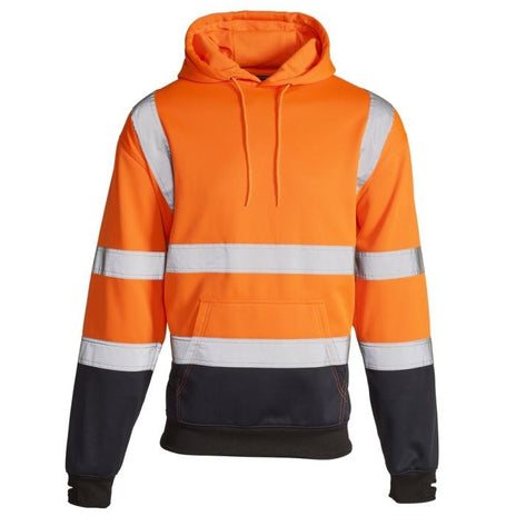 Supertouch Hi-Vis Two-Tone Hooded Sweatshirt