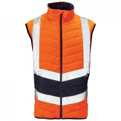 Supertouch Hi-Vis Two-Tone Puffer Bodywarmer