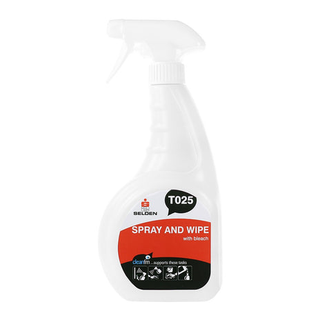 Selden Spray & Wipe With Bleach 750ml Trigger