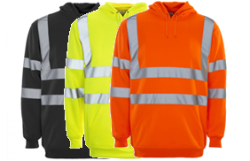 Supertouch Hi-Vis Hooded Sweatshirt