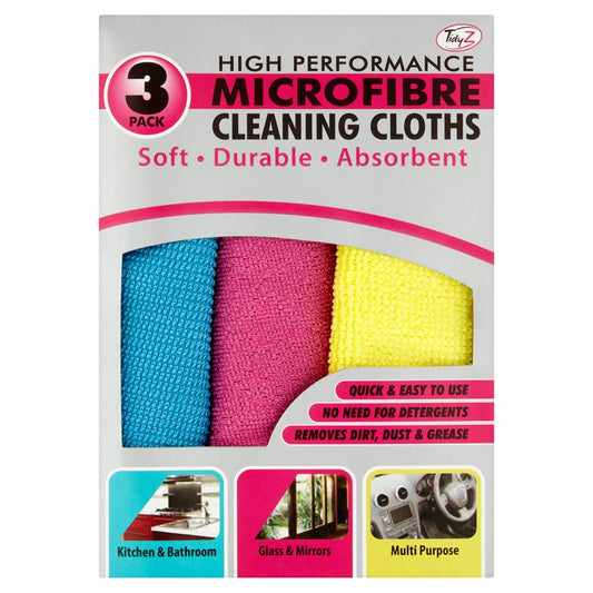 Microfibre Cloths Pack Of 3